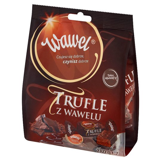 Wawel Trufle z Wawelu Chocolate Coated Candies with Rum Flavour 280 g
