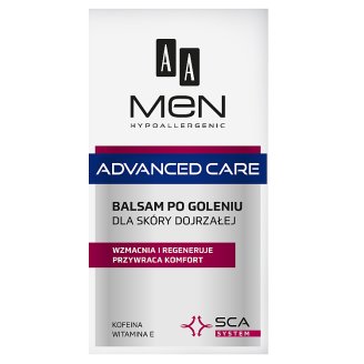 AA Men Hypoallergenic Advanced Care Balsam po goleniu dla skóry dojrzałej 100 ml