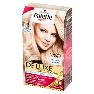 Palette Deluxe Oil-Care Color Farba do włosów Platynowy perłowy blond 219