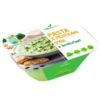 Well Well Pasta z pestkami dyni z brokułami 125 g