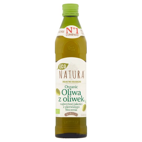 Borges Eco Natura Organic Oliwa z oliwek najwyższej jakości z pierwszego tłoczenia 500 ml