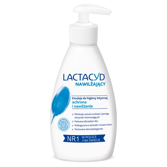 Lactacyd Nawilżający Emulsja do higieny intymnej dla kobiet 40+ 200 ml