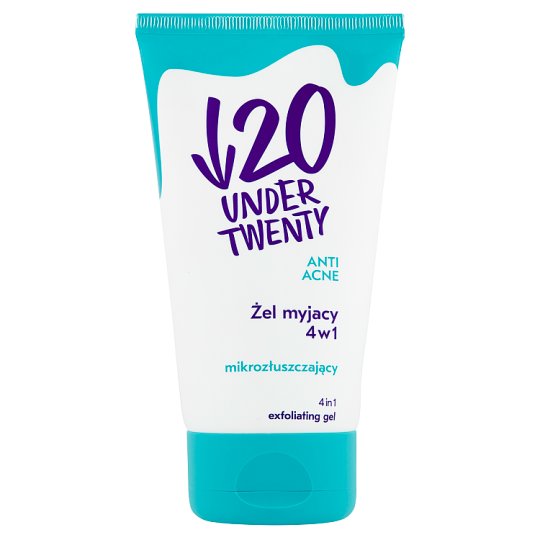 Under Twenty Anti Acne Żel myjący 4w1 mikrozłuszcający 150 ml