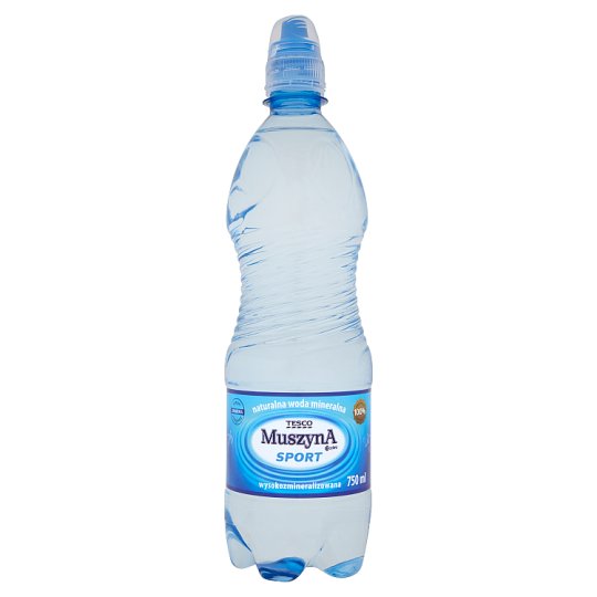 Tesco Muszyna Sport Naturalna woda mineralna wysokozmineralizowana 750 ml