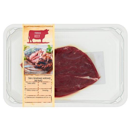 Tesco Stek z krzyżowej wołowej bez kości 200 g