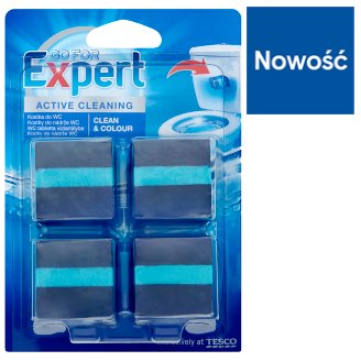 Go for Expert Active Cleaning Kostka czyszcząca do WC 4 x 50 g