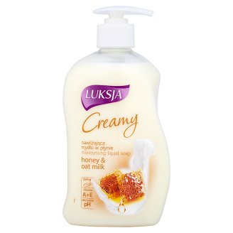 Luksja Creamy Honey & Oat Milk Nawilżające mydło w płynie 450 ml