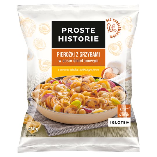 Proste Historie Tortellini with Mushrooms in Cream Sauce 450 g