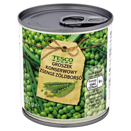 Tesco Groszek konserwowy 200 g