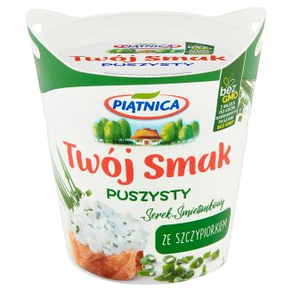 Piątnica Twój Smak Puszysty Serek śmietankowy ze szczypiorkiem 150 g