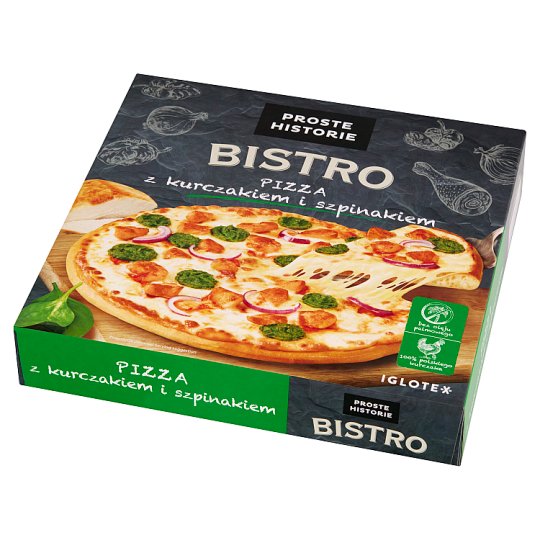 Proste Historie Bistro Pizza with Chicken and Spinach 435 g