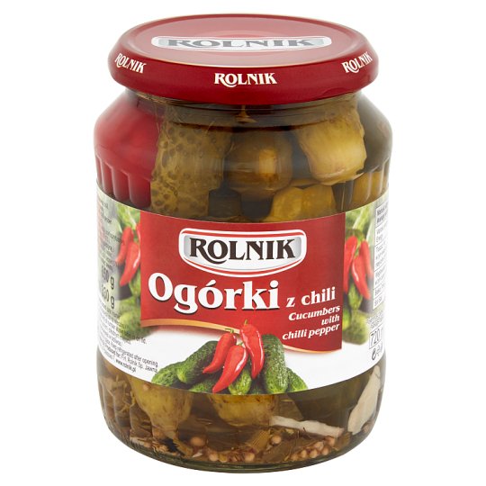 Rolnik Ogórki z chilli 650 g