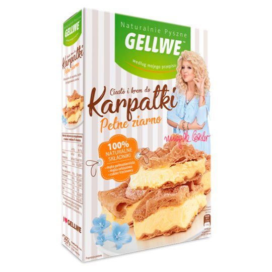 Gellwe Naturalnie Pyszne Ciasto i krem do karpatki 290 g
