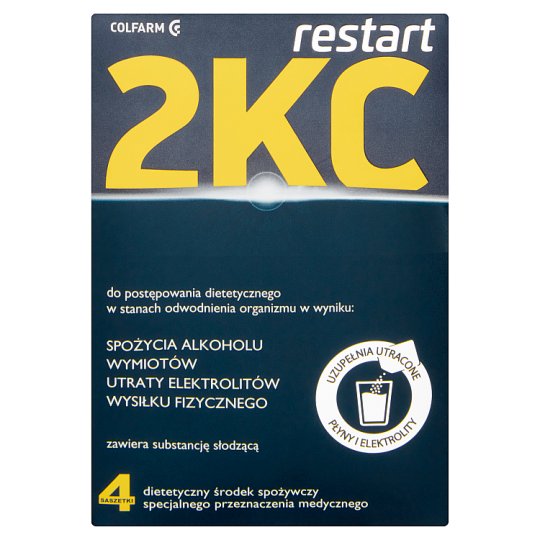 Colfarm 2KC Restart Dietetyczny środek specjalnego przeznaczenia medycznego 4 saszetki
