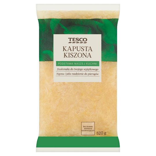 Tesco Kapusta kiszona 520 g