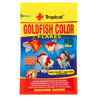 Tropical Goldfish Color Flakes Pokarm wybarwiający dla złotych rybek 12 g