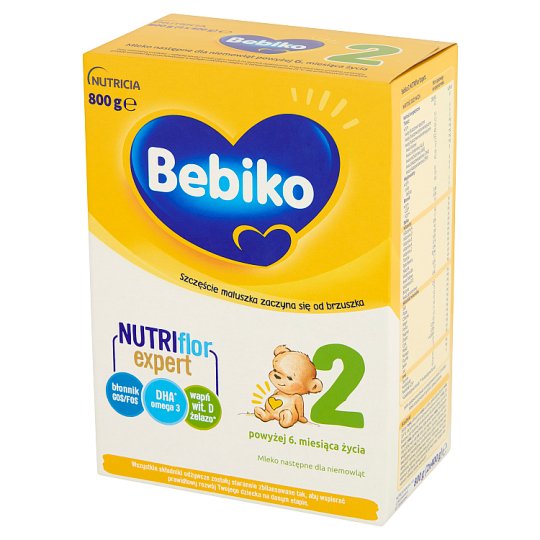 Bebiko 2 Mleko następne dla niemowląt powyżej 6. miesiąca życia 800 g (2 x 400 g)