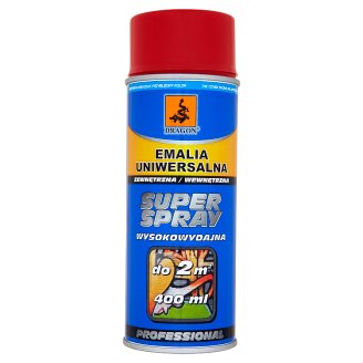 Dragon Super Spray Emalia uniwersalna czerwony ciemny 400 ml