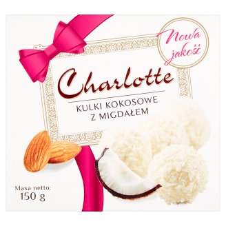 Charlotte Kulki kokosowe z migdałem 150 g
