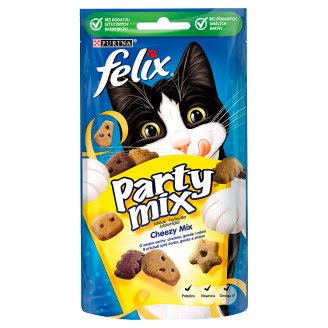 Felix Party mix Cheezy Mix Przekąska o smaku serów cheddar gouda i edamer 60 g