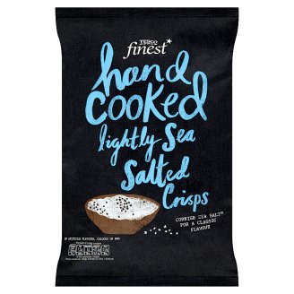 Tesco Finest Chipsy ziemniaczane z solą morską 150 g