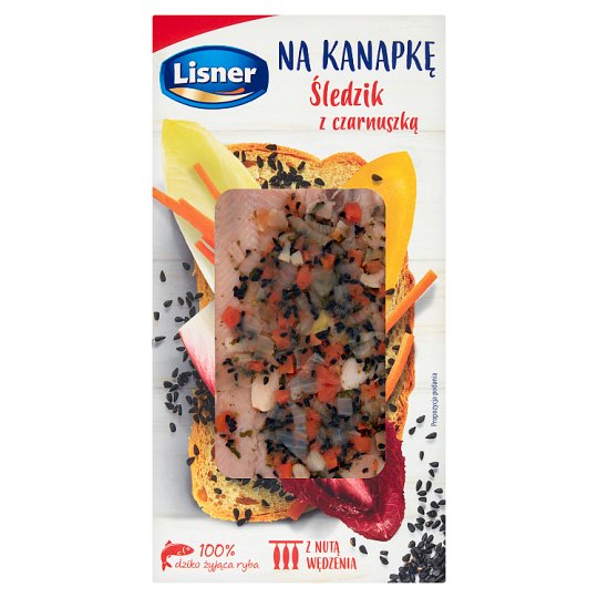 Lisner Na kanapkę Śledzik z czarnuszką 160 g