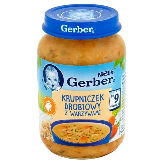 Gerber Krupniczek drobiowy z warzywami po 9 miesiącu 190 g