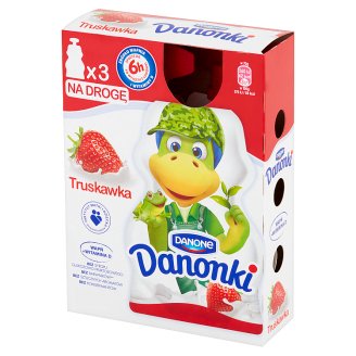 Danone Danonki Jogurt truskawka 210 g (3 x 70 g)