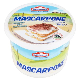 Mlekoma Mascarpone kremowy i śmietankowy 500 g