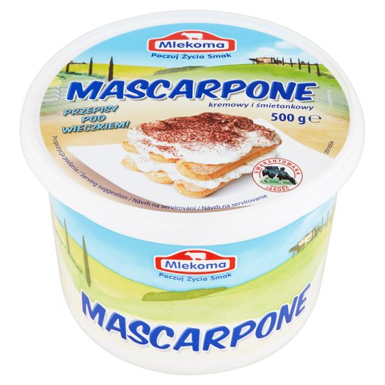 Mlekoma Mascarpone kremowy i śmietankowy 500 g