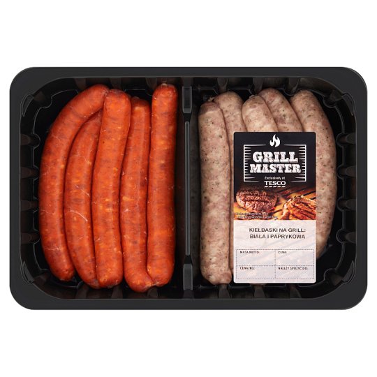 Grill Master Kiełbasa na grill biała i paprykowa 0,5 kg