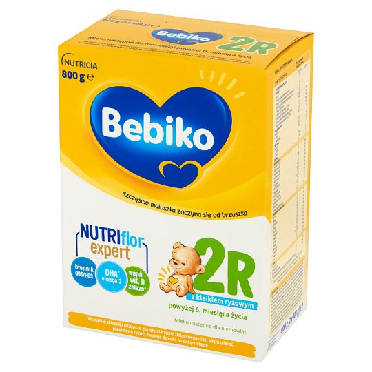 Bebiko 2R Mleko następne dla niemowląt powyżej 6. miesiąca życia 800 g