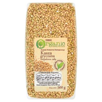 Tesco Organic Kasza gryczana niepalona cała 500 g