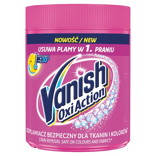 Vanish Oxi Action Odplamiacz do tkanin w proszku 470 g