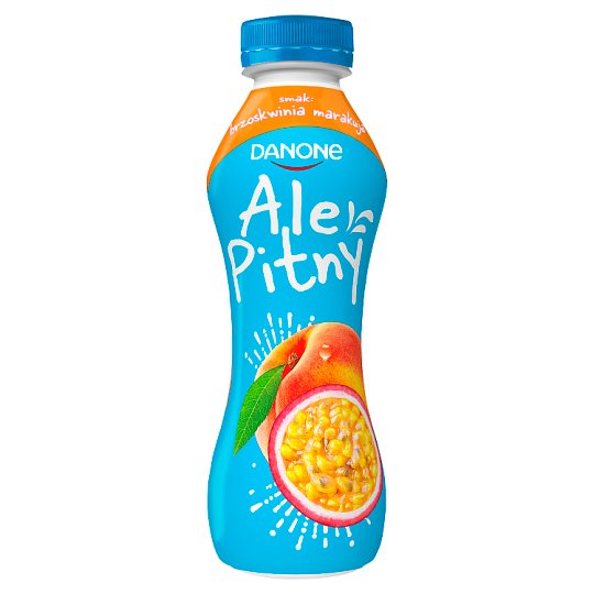 Danone ale Pitny Napój jogurtowy brzoskwinia marakuja 290 g