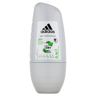 Adidas 6in1 Cool & Dry Dezodorant antyperspirant w kulce dla mężczyzn 50 ml