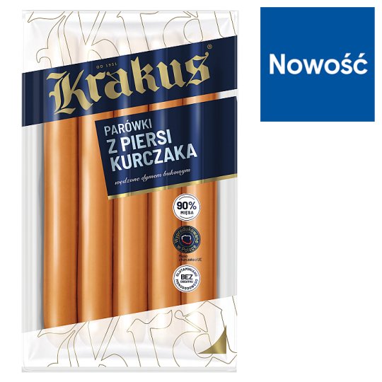 Krakus Parówki z piersi kurczaka 200 g