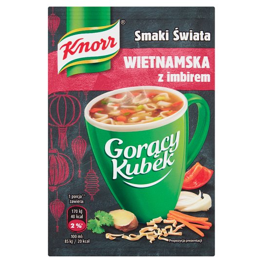 Knorr Gorący Kubek Smaki Świata Wietnamska z imbirem 10 g