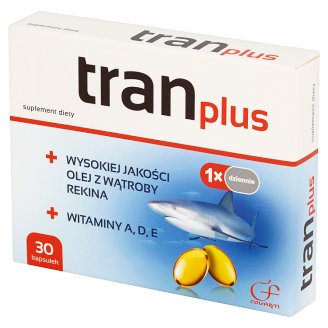 Colfarm Tran plus Suplement diety 30 kapsułek