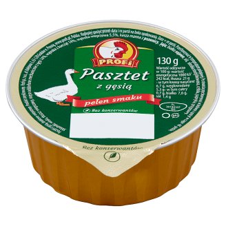Profi Wielkopolski Pasztet z gęsią 130 g
