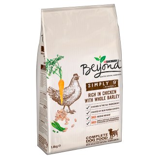 Purina Beyond Simply 9 Pełnoporcjowa karma dla dorosłych psów bogata w kurczaka z jęczmieniem 1,4 kg