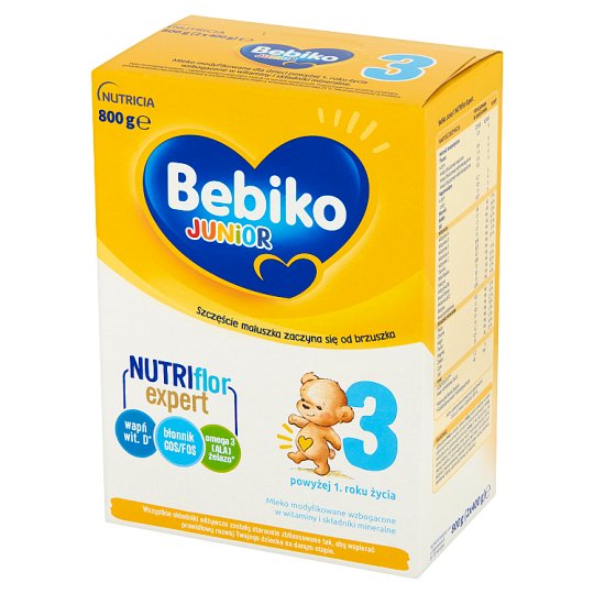 Bebiko Junior 3 Mleko modyfikowane dla dzieci powyżej 1. roku życia 800 g