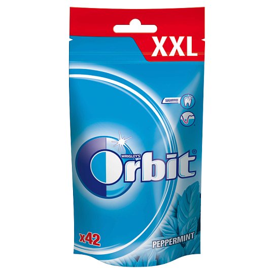 Orbit Peppermint Guma do żucia bez cukru 58 g (42 drażetki)