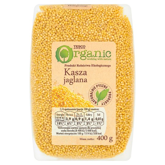 Tesco Organic Kasza jaglana 400 g