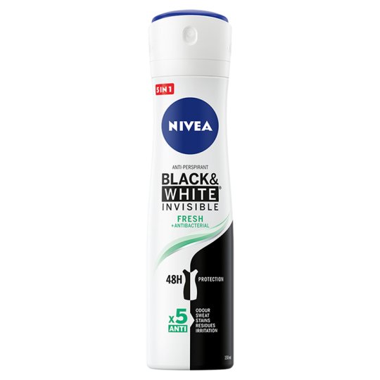 NIVEA Black&White Invisible Fresh Antyperspirant w aerozolu 150 ml