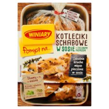 Winiary Pomysł na... Kotleciki schabowe w sosie z zielonym pieprzem 44 g