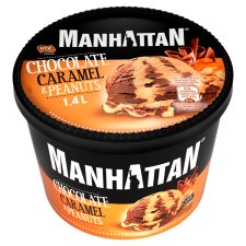 Manhattan Classic Chocolate Carmel & Peanuts Ice Cream 1400 ml