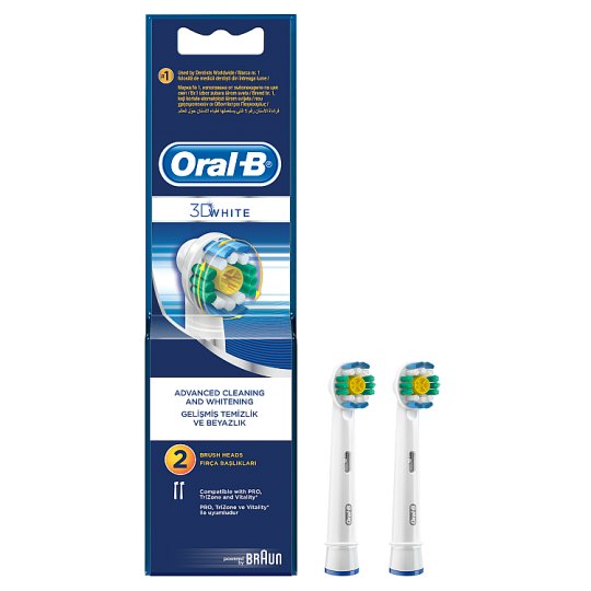 Oral-B 3D White Końcówki wymienne do szczoteczek elektrycznych x 2