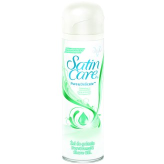 Gillette Satin Care Pure & Delicate Żel do golenia dla kobiet 200 ml