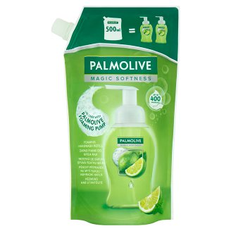 Palmolive Magic Softness Zapas do mydła w piance do rąk o zapachu limonki oraz mięty 500 ml